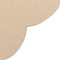 Ekena Millwork 6"W x 24"D x 24"H Thin Crestline Rough Cedar Woodgrain TimberThane Corbel, Primed Tan CORUR06X24X24CRERCPR - alternate 2